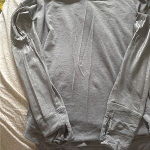 lululemon athletica Light Gray Crewneck Sweater